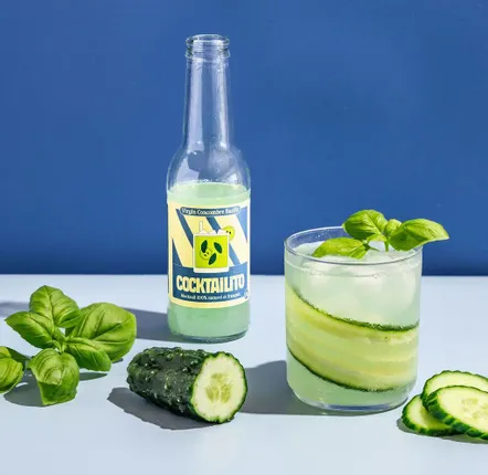 Épicerie fine - Mocktail: Virgin Concombre Basilic (0%) - COCKTAILITO