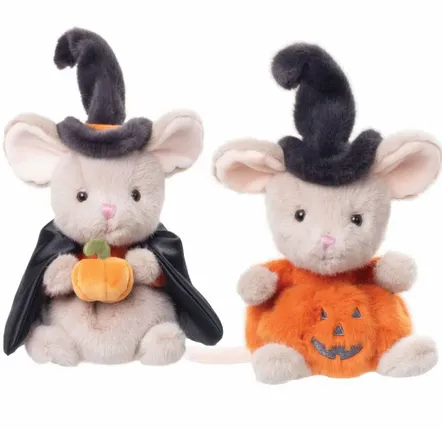 Soft toy - Halloween Mousy - sort 2 - BUKOWSKI DESIGN AB