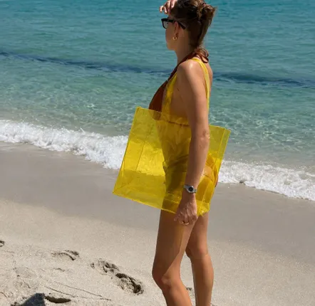 Sacs et cabas - Sac Réutilisable en PVC – Rio Jaune  (40×14×40cm) - MOONPACK