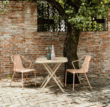 Coffee tables - Garda Folding Rattan Side Table - LO-FI HOUSE