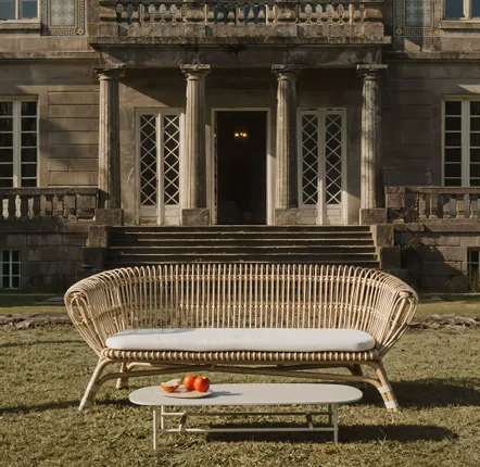 Chairs - Montreux Natural Rattan Lounge Chair - LO-FI HOUSE