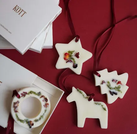 Objets de décoration - Tablette de cire botanique KOTT | Soil | X-mas - KOTT