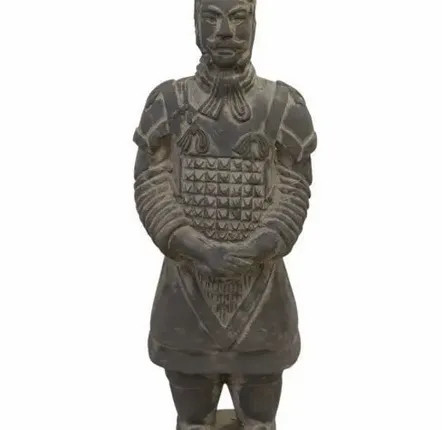 Objets de décoration - Statue Noire en Terracotta Général 26cm - ARABESK