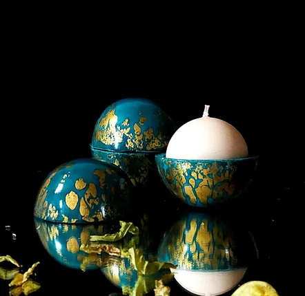Objets design - Bougie Globe Classic — Épicéa - PONPON CURIOSITAS