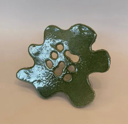 Objets de décoration - LOGA - Grenouilles fleuries : algues - LOQA