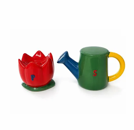 Condiments - BLOOM SALT & PEPPER SHAKERS HF - HELIO FERRETTI