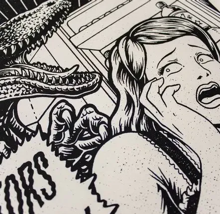 Poster - Print " Raptor” - Size 30 x 40 cm - YEAAAH! STUDIO
