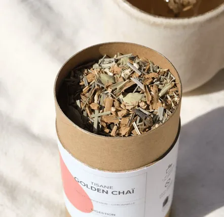 Coffee and tea - GOLDEN CHAI tea - The comforting Christmas infusion - SAS ENTRE DEUX HAIES