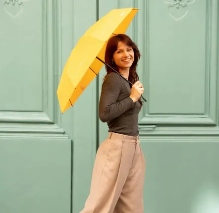 Petite maroquinerie - Le Mini, parapluie éco-responsable et sa housse absorbante brevetée - BEAU NUAGE