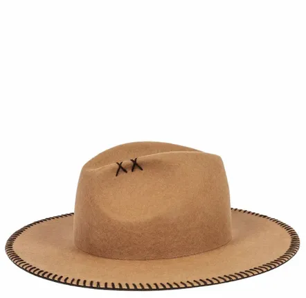 Hats - CROCHET wide brim felt hat - TRAVAUX EN COURS...