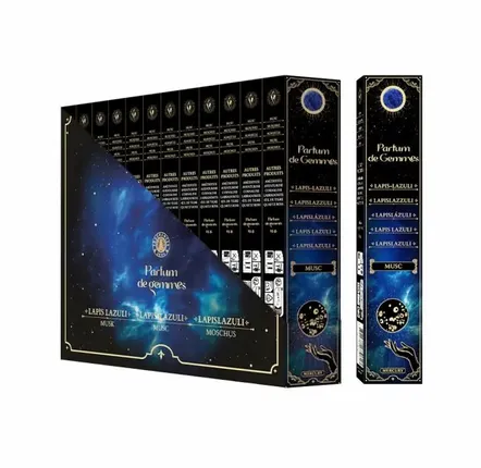 Scents - Parfum de Gemmes Musk & Lapis Lazuli Smudge Stick Incense 20g - ARABESK