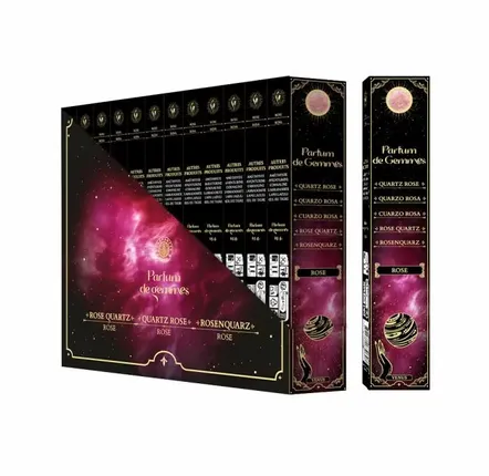 Scents - Parfum de Gemmes Rose & Rose Quartz Smudge Stick Incense 20g - ARABESK