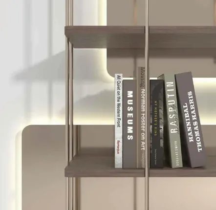 Shelves - FlutedRain Display Cabinet Series - M77