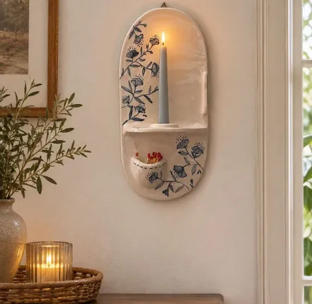 Decorative objects - Wall candle holder - Shokoufeh Nil - DASTHAA