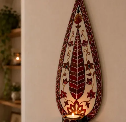 Decorative objects - Cypress wall candle holder - DASTHAA