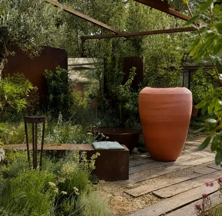 Pots de fleurs - KIATHOS – VASE MONUMENTAL EN TERRE CUITE - CERAMIC FACTORY