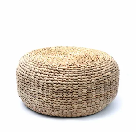 Ottomans - The Hyacinth Pouffe - Natural - M - BAZAR BIZAR LIVING