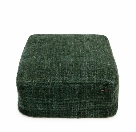 Ottomans - The Oh My Gee Pouffe - Forest Green - BAZAR BIZAR LIVING