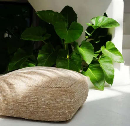 Ottomans - The Comfy Pouffe - Beige - BAZAR BIZAR LIVING