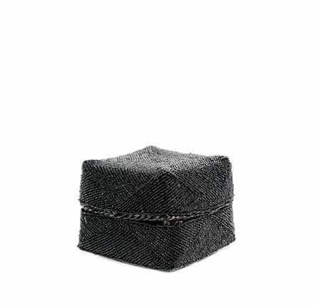 Coffrets et boîtes - Le Panier Perlé - Noir - S - BAZAR BIZAR LIVING