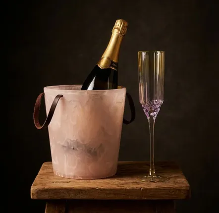 Accessoires pour le vin - Le Seau à Glace en Résine - Rose Blanc - BAZAR BIZAR LIVING