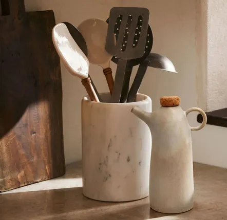 Carafes - La Bouteille d'Huile d'Olive N°78 - Blanche - BAZAR BIZAR LIVING