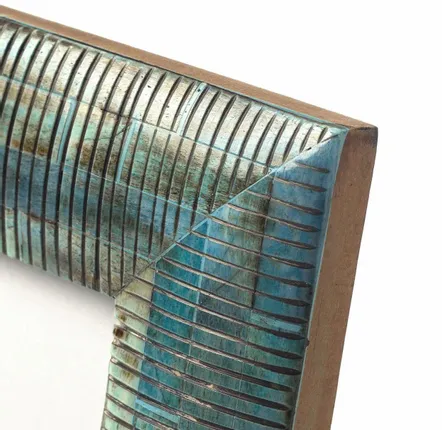 Cadres - Le Cadre Ocean Ripple - Turquoise - 10x10 - BAZAR BIZAR LIVING