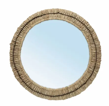 Mirrors - The Gajih Mirror - Natural Black - L_40 - BAZAR BIZAR LIVING