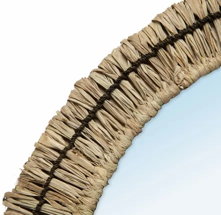Mirrors - The Gajih Mirror - Natural Black - L_40 - BAZAR BIZAR LIVING