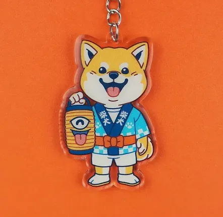 Gifts - Recycled acrylic “Mimi - Chôchin” keychain - YEAAAH! STUDIO