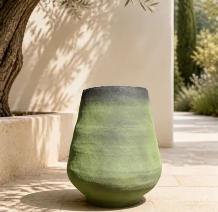 Flower pots - Sculptural Garden Vase – OVO VI - CERAMIC FACTORY