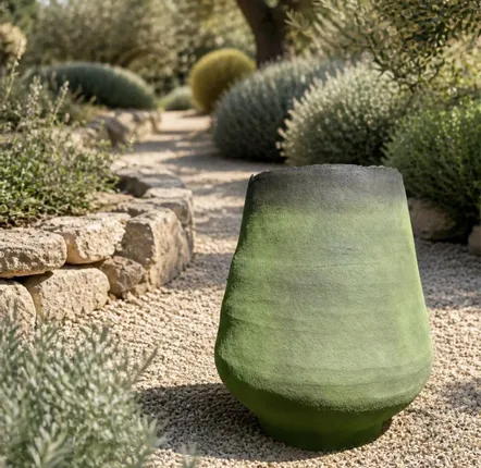 Flower pots - Sculptural Garden Vase – OVO VI - CERAMIC FACTORY