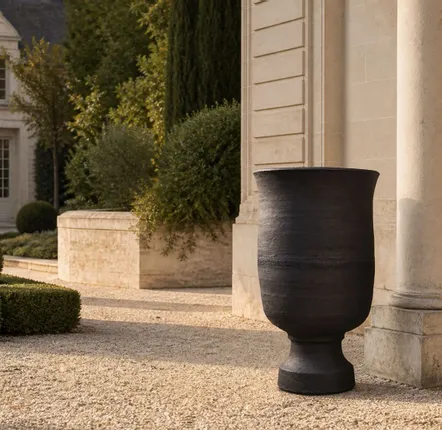 Flower pots - KRATOS I — Monumental Sculptural Ceramic Vessel - CERAMIC FACTORY