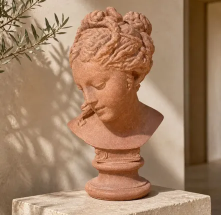 Outdoor decorative accessories - APHRODITE II – Contemporary Sculptural Ceramic Bust - CERAMIC FACTORY