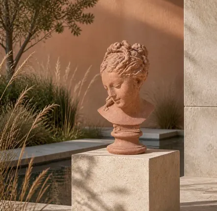 Outdoor decorative accessories - APHRODITE II – Contemporary Sculptural Ceramic Bust - CERAMIC FACTORY