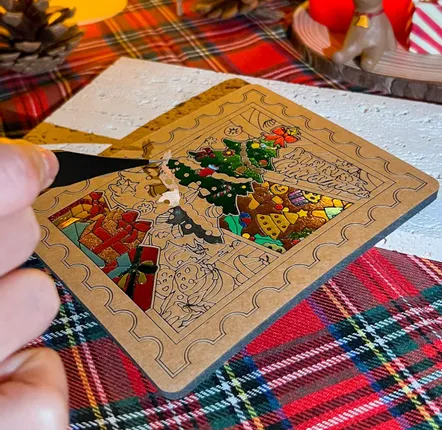 Christmas garlands and baubles - Vintage Christmas Glitting (1 Design Set) - GLITTING