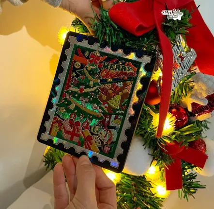 Christmas garlands and baubles - Vintage Christmas Glitting (1 Design Set) - GLITTING