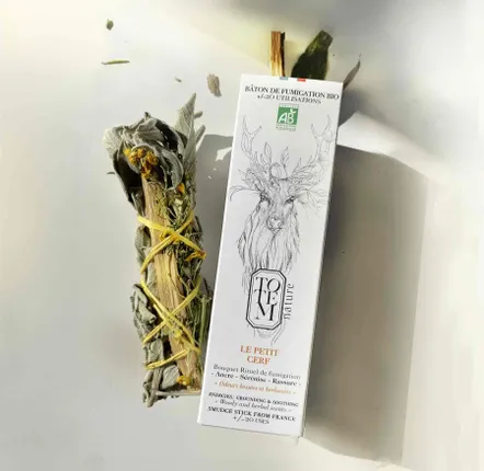 Cadeaux - Bouquet du petit Cerf - bâton de sauge bio - TOTEM NATURE