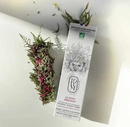 Coffrets et boîtes - Bouquet de fumigation du petit Hérisson -alternative au bâton de sauge - TOTEM NATURE