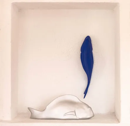 Accessoires de déco extérieure - FANNY la Dorade en céramique - MONOCHROMIC CERAMIC