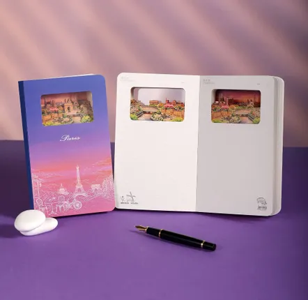 Papeterie bureau - 3D Notebook Paris - BUDDHIHERZ