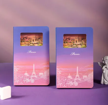 Papeterie bureau - 3D Notebook Paris - BUDDHIHERZ