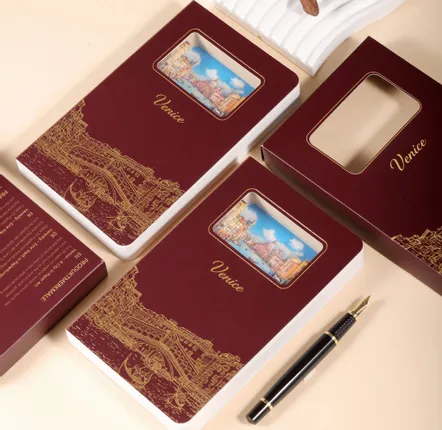 Papeterie bureau - Carnet d'art en papier 3D — Venise - BUDDHIHERZ