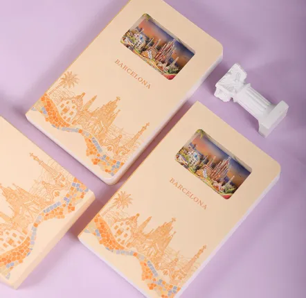 Papeterie bureau - 3D Paper Art Notebook – Barcelona - BUDDHIHERZ