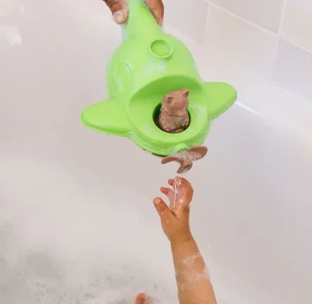 Jouets enfants - Hydravion bateau Moccha - Jouet de bain made in France et recyclé - SIMPLE. (BY LE JOUET SIMPLE)