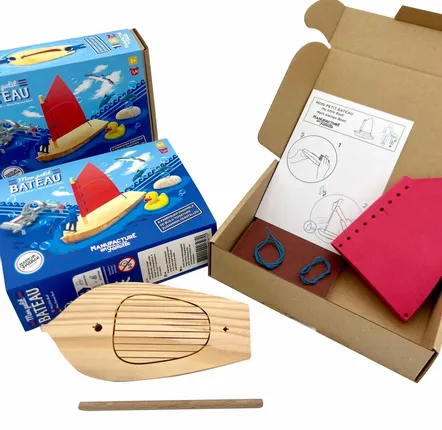 Accessoires de jardinage - Mon petit Bateau, à construire soi même -  fabriqué en France - MANUFACTURE EN FAMILLE