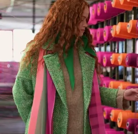 Prêt-à-porter - Oh My My Emerald Donegal Wool & Mohair Coat - AVOCA