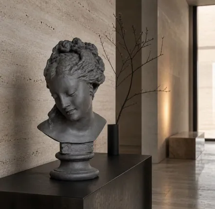 Accessoires de déco extérieure - APHRODITE III – Buste sculptural en céramique contemporaine - CERAMIC FACTORY