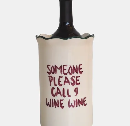 Accessoires pour le vin - Wine cooler 'Someone please call 9 wine wine' - STUDIO NOTICED