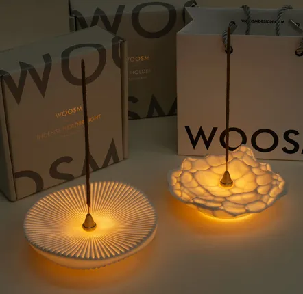 Lampes de table - Lampe porte-encens en céramique – Nomade - WOOSM